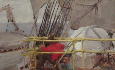 On Board the Sailing Ship 